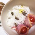 fruitscult's cooksnap of when they made トマトベーコン（アウトドア料理）.