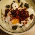 りりゆぅ's cooksnap of when they made 食べるラー油と温泉卵かけご飯.