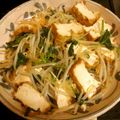 じんとっと's cooksnap of when they made 麺つゆで簡単ニラとモヤシと厚揚げ炒め☆.