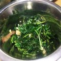 hiromi17's cooksnap of when they made だし糀で★モロヘイヤとミョウガのおひたし.