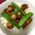 ayudona's cooksnap of when they made ボイルホタテの佃煮風ご飯.