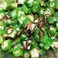 ゆんやともも's cooksnap of when they made オクラ嫌いでも食べれるオクラ鰹節昆布和え.