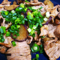 Kumaorange's cooksnap of when they made 【超簡単】豚肉とナスの柚子胡椒ポン酢炒め.
