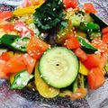 クックE38AHU☆'s cooksnap of when they made 夏野菜のだし浸し.