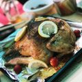 みゆﾆｬﾝ's cooksnap of when they made クリスマスにローストチキン♪鶏の丸焼き☆.