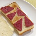 ゆーこリン♡'s cooksnap of when they made 簡単ハムマヨトースト！.