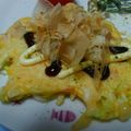 たべたべこ's cooksnap of when they made キャベツだけの具材で美味しいお好み焼きぃ.