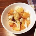 7○＊'s cooksnap of when they made 絶品 創作 秘密の 桃モッツァレラ.