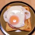ステルトミチル's cooksnap of when they made 天空の城ラピュタのパズー特製目玉焼きパン.
