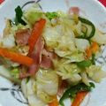 いちごのり's cooksnap of when they made *20分♪ウインナーの野菜炒め.