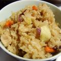 めけてー's cooksnap of when they made サツマイモのおこわ.