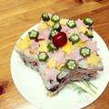 こぶけろ's cooksnap of when they made 簡単　七夕　お星様のちらし寿司.