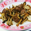 雲雀ころね's cooksnap of when they made ワシワシ食べて！ステーキ丼.