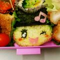 あつみ。。's cooksnap of when they made キャラ弁☆メロディっちおにぎり♪.