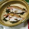megupii's cooksnap of when they made 鯛★(めで鯛めし)土鍋で簡単豪華！.