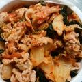クックO8RANM☆'s cooksnap of when they made キムチとわかめの冷しゃぶ風サラダ.
