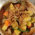 理世☆'s cooksnap of when they made ☆茄子とじゃがいものカレー炒め☆.