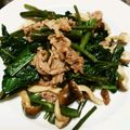 tomtosh's cooksnap of when they made 空芯菜と牛肉の炒め物.