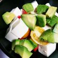 キャラメグ♪'s cooksnap of when they made アボカドと豆腐とミニトマトのバジルサラダ.