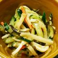 Risara♪'s cooksnap of when they made 塩昆布とマヨで大根・人参・胡瓜のサラダ.