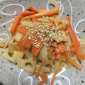 dokonjyou's cooksnap of when they made 簡単美味しい♬蓮根と人参のぴり辛きんぴら.
