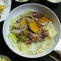 M130018's cooksnap of when they made 子供に大好評☆豚肉と野菜のフライパン蒸し.