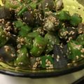 ポメちょん's cooksnap of when they made 錆びない体へゴマ習慣＊オクラの胡麻和え.