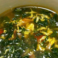サリー0131☆'s cooksnap of when they made モロヘイヤとトマトと卵の☆中華スープ.