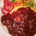 msgnb120's cooksnap of when they made オムライスのハッシュドビーフがけ.