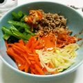 亜矢佳's cooksnap of when they made 子供と作る！カラフルビビンバ.