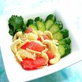 カルン's cooksnap of when they made さきイカとグレフルとカシューナッツ和え☆.