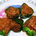 カメリア22's cooksnap of when they made 簡単すぎ！ミートボールでピーマンの肉詰め.