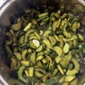 クックKOMAIYO's cooksnap of when they made ゴーヤときゅうりのQちゃん漬け.