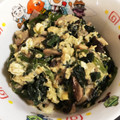 nonomaru☆'s cooksnap of when they made ほうれん草としいたけの卵とじ.
