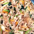 tomi8686's cooksnap of when they made 豚バラ肉と小松菜のとろとろ甘辛炒め煮丼.