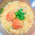 Cook★Robin's cooksnap of when they made トロトロたこ焼き入りにゅうめん.