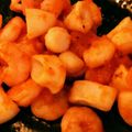 優香☆☆'s cooksnap of when they made 【キムチの素】で簡単・本格エビチリ♡.