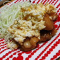 しょみ一's cooksnap of when they made 簡単！鶏のテリヤキ♡ふわふわマヨたま乗せ.