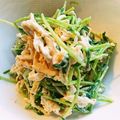 ぐぴ子母's cooksnap of when they made 切り干し大根サラダに豆苗イン.