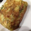 kinako10's cooksnap of when they made 大葉とかにかまの彩り玉子焼き.