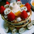 こっちゃん＊＊'s cooksnap of when they made さくさくぱんだがかわいいホットケーキ.