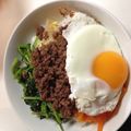 なーべーり's cooksnap of when they made ビビンバやそぼろ丼に♪合挽き肉そぼろ.