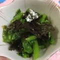 ankotetu's cooksnap of when they made ツルムラサキと揉み海苔のナムル☆.
