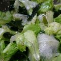 ＼ちゃすけだよ／'s cooksnap of when they made わかめとレタスの簡単ナムル。.