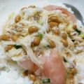 いなみよょよん's cooksnap of when they made **山芋マグロ納豆**.