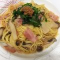 ❤︎ohana❤︎'s cooksnap of when they made 梅と大葉の和風パスタ.