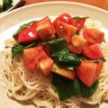 フクです's cooksnap of when they made トマトと大葉の冷製パスタ.