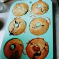 たーむさん's cooksnap of when they made 乳不使用☆HMでブルーベリー焼きドーナツ.