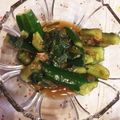 LuckyBerry's cooksnap of when they made きゅうりの梅紫蘇和え.