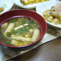 ♡michiyo♡'s cooksnap of when they made 我が家の定番＊水菜と揚げの味噌汁♬.